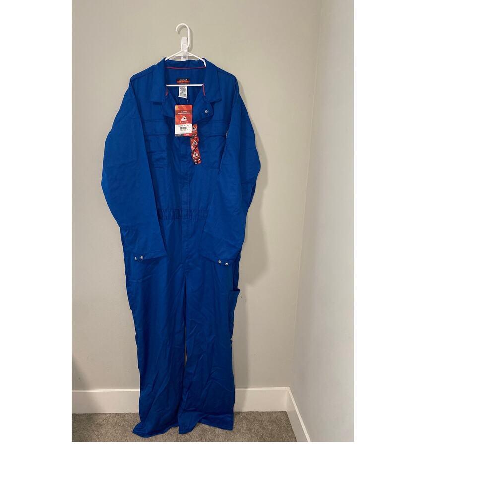 NWT Bulwark FR CAT 1 NFPA‎ 2112 Flame Resistant Coveralls Jumpsuit 3XL